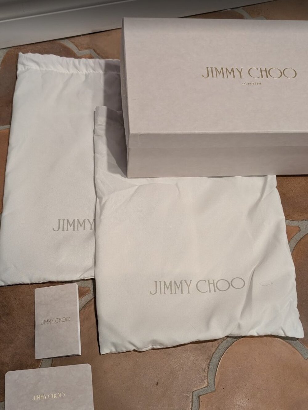 Jimmy Choo Elme Pearl-Embellished Ballerina Shoes 41 - Picture 6 of 7